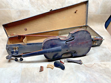 Violino J C (JOHANN CARL) PFRETZSCHNER tamanho completo - com estojo, SEM ARCO, usado comprar usado  Enviando para Brazil