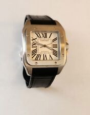 Reloj para hombre Cartier Santos 100 de Cartier plateado - excelente estado segunda mano  Embacar hacia Argentina