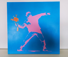 Banksy flower thrower usato  Colorno