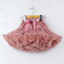 Skirts Solid Fluffy Tulle Princess Ball Gown Kids Ballet Party Performance Dress for sale  Shipping to South Africa