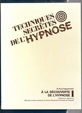 Techniques secretes hypnose d'occasion  France