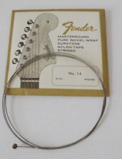Cuerdas de cinta de nailon Duratone envolvente de níquel puro de colección Fender Mastersound D 4to no 14 segunda mano  Embacar hacia Argentina