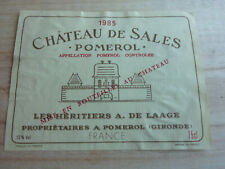 Etiquette vin chateau d'occasion  Quimperlé