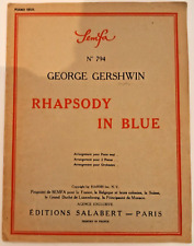George gershwin rhapsody d'occasion  Bruges