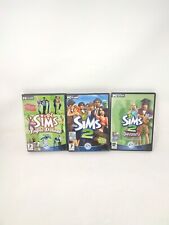 Pacote PC Eng CD ROM The Sims 1 Triple Deluxe +The Sims 2 + Universidade comprar usado  Enviando para Brazil