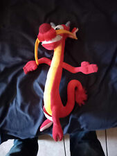 Pelúcia Disney Store Mulan Mushu Red Dragon bicho de pelúcia 16"  comprar usado  Enviando para Brazil