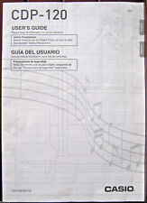 Teclado de piano digital Casio CDP-120 original manual del propietario folleto segunda mano  Embacar hacia Argentina