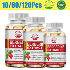 Berberina HCL 1200mg colesterol e baixo nível de açúcar no sangue suporte bem-estar geral, usado comprar usado  Enviando para Brazil