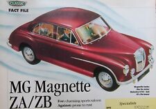 Original MG MAGNETTE ZA/ZB Fact File magazine article  na sprzedaż  Wysyłka do Poland
