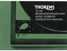 Thorens 145 user d'occasion  Noyon