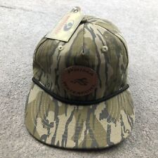 Mossy Oak Hat Adjustable Camouflage Bottom Land Snapback Fishing Logo Mens for sale  Shipping to South Africa