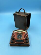 Antigo medidor de voltagem direto Weston modelo 1 Steampunk EUA caixa de madeira original comprar usado  Enviando para Brazil