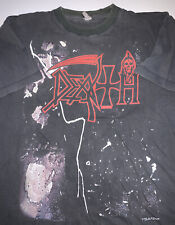 Camiseta DEATH vintage 1995 anos 90 metal estampa por toda parte SIMBÓLICA parafuso lançador uva azul comprar usado  Enviando para Brazil