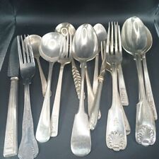 Vintage Knives, Forks, Spoons, Silver Plate And Stainless Steel.  for sale  Shipping to South Africa