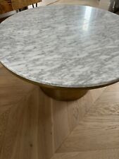 Westelm marble topped for sale  BRISTOL