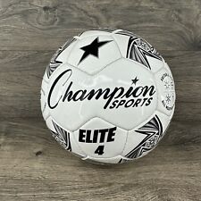 Bola de fútbol Champion Sports Elite talla 4 - blanca negra, usado segunda mano  Embacar hacia Argentina