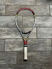 Raqueta de tenis rara Wilson Steam 100 BLX empuñadura talla 4 3/8 L3 usada por profesionales segunda mano  Embacar hacia Argentina