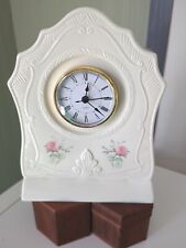 Belleek rose clock for sale  BIRMINGHAM