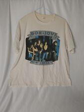 Camiseta vintage años 80 Bon Jovi The Jersey Syndicate Music Band XL segunda mano  Embacar hacia Argentina
