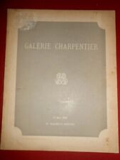 Catalogue galerie charpentier d'occasion  Sainte-Sévère-sur-Indre