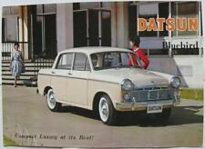 Folleto de ventas de autos DATSUN Bluebird 1962-63 #T2111 (6102250) segunda mano  Embacar hacia Mexico