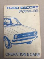 Ford escort popular for sale  CHATHAM