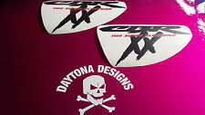 CBR XX 1100 SIDE FAIRING CUSTOM PAIR BLACK & RED GRAPHICS DECALS STICKERS for sale  Shipping to South Africa