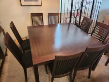 55 square wood dining table for sale  Winthrop