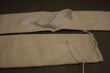 Traditional Longbow bag, white with tie end and handle for sale  Shipping to South Africa