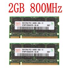 Memória de Laptop Para Hynix 4GB 2x 2GB / 1GB PC2-6400 DDR2 CL6 200Pin SO-DIMM LOTE REINO UNIDO, usado comprar usado  Enviando para Brazil