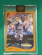 2022 Topps Archives Signature Shannon Stewart 2001 Blue Jays On Card Auto 16/72 for sale  Shipping to South Africa