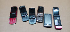 Lot of 6 Old Cell Phones Flip slide Samsung Motorola LG Tmobile as is for sale  Shipping to South Africa