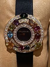 Relógio Bvlgari Astrale Cerchi ouro rosa 18k diamante e multigem 36 mm comprar usado  Enviando para Brazil