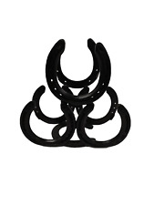 Black metal horseshoe for sale  WELWYN GARDEN CITY