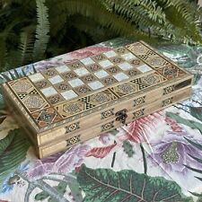 Backgammon set chess for sale  Shipping to Ireland