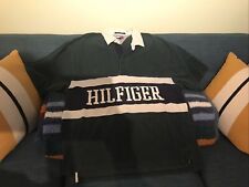 Polo de rugby Tommy Hilfiger manga corta para hombre XL segunda mano  Embacar hacia Argentina