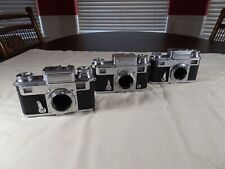 3 (three) Zeiss Ikon Contax III Camera bodies for parts for sale  Shipping to South Africa