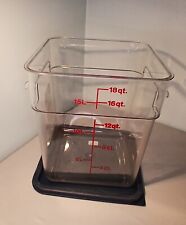 Cambro 18qt clear for sale  Roseville