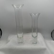 Par de vasos de vidro bolha MCM canelados coroa corning comprar usado  Enviando para Brazil
