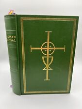 Livro católico antigo missal romano couro altar edição texto inglês latino 1964 comprar usado  Enviando para Brazil