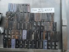 letterpress type for sale  BEXHILL-ON-SEA
