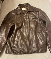 Brown leather jacket for sale  DARLINGTON