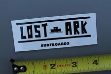 Adesivo vintage Lost Ark pranchas de surf preto branco longboard barco logotipo V54A comprar usado  Enviando para Brazil