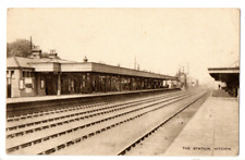 Postcard hitchin railway for sale  SUTTON COLDFIELD