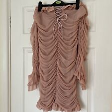 Blush pink ruched for sale  CARDIFF