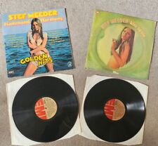 STEF MEEDER X 2 - HITS AGAIN / HAMMOND HARMONY GOLDEN HITS VINYL LP 1970s RARE comprar usado  Enviando para Brazil