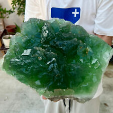 27LB Rzadki naturalny przezroczysty klejnot Green Cube fluoryt próbka mineralna na sprzedaż  Wysyłka do Poland