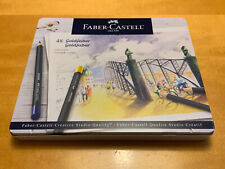 Juego de 48 lápices de colores Faber-Castell Goldfaber en lata segunda mano  Embacar hacia Mexico