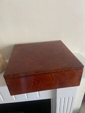 Lidded wooden box for sale  HASTINGS