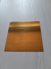 Messingblech 100x100mm . gebraucht kaufen  Engelskirchen